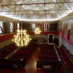 Originally the throne room of the royal palace, now for oral doctorate exams and graduations