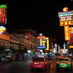 Chinatown de nuit.