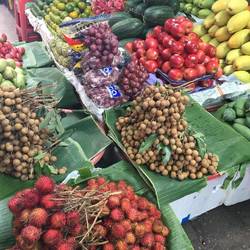 Produce in Dong Ba Market