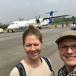 Our little airplane managed the flight well ;-)