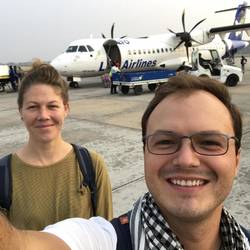 Flight from Vientiane, Laos, to Bangkok