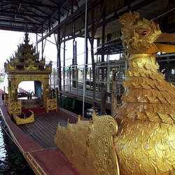 Royal barges Inle Lake