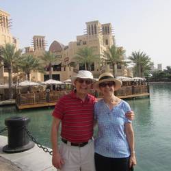 By the canal at Madinat Jumeirah