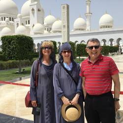 Dressed appropriately for the mosque