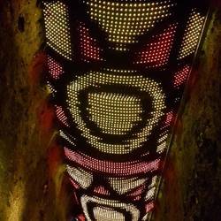 Rooftop light show