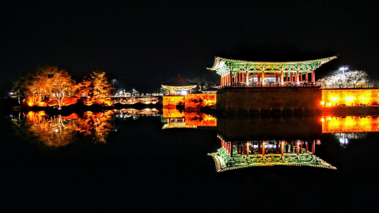Donggung Palace, Gyeongju, Südkorea