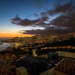 Funchal åt väster från Zarcos restaurang