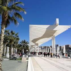 Promenade With A Pergola At Muelle Uno