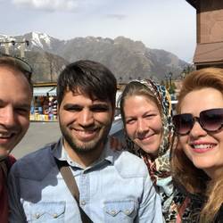 Our friends Ali and Mohaddeseh