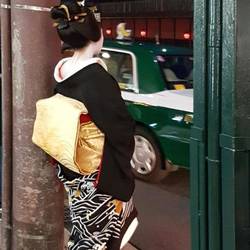 Eine Geisha in Gion