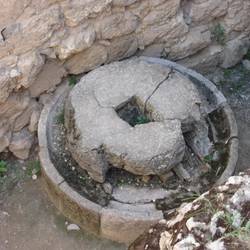 An olive oil press from 300 AD