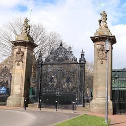 Entrance to Palace of Holyroodhouse