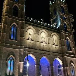 Notre Dame basilica across from our hotel