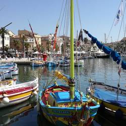 "Pointus" im Hafen von Sanary