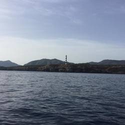 Lighthouse at Punta Moscarte