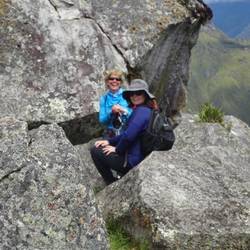 Respite from crowds amid stone quarry