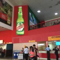 Even seeing billboards feel strange... ps. I had a taste of this cuban beer ;)