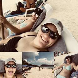 Getting our beach on