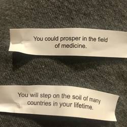 Talk about uncanny accurate fortunes!