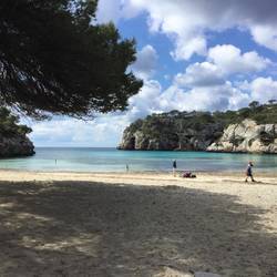 Cala Macarella with caves