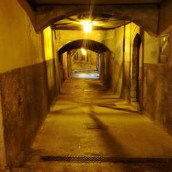 Rue Obscure in Villefranche