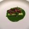 Squid, leek, asparagus