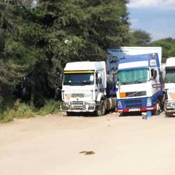 Grenze Simbabwe Botswana