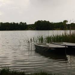 Der Blick von meiner Bank hinterm Zelt