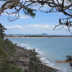 View from boardwalk east of Noosa Beach