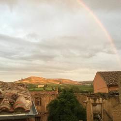 From my albergue, right before bed tonight