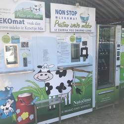 Geniale Idee in Ljubljana: ein Milch-Automat