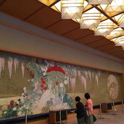 A big reception room at the Guest House