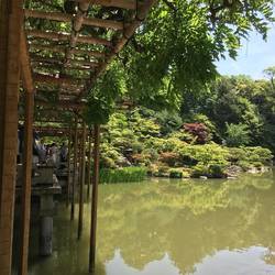 In imperial garden