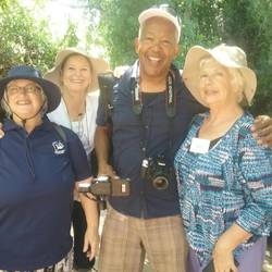 Churton Park women with their vicar's friend
