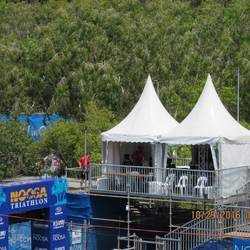 VIP seating and hospitality area