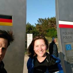 Crossing border!!! <3