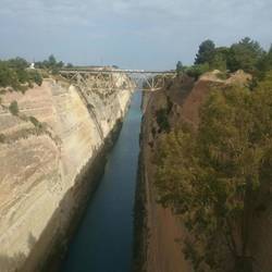 Canal across the isthmus