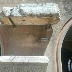 Inscription marking synagogue of the Hebrews at Corinth