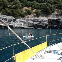 Auf dem Weg zur Grotte