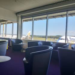 In Virgin lounge at Coolangatta