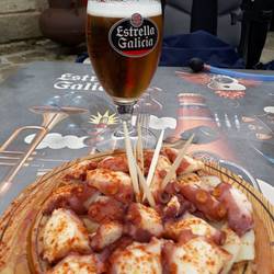Pulpo a la Gallega y una caña porfa!