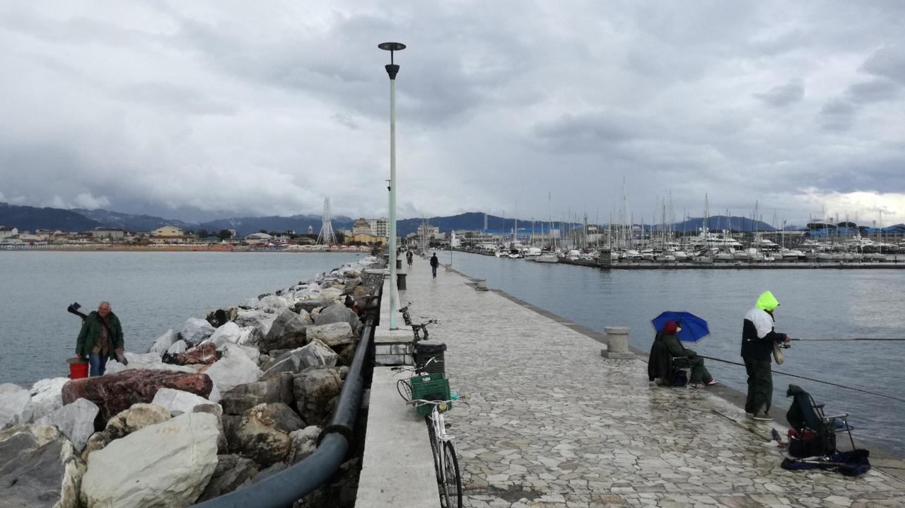 Hafen, Kanal und Strand von Viareggio