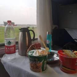 Verpflegung auf der Fahrt