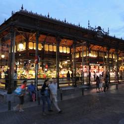Food market in Madrid