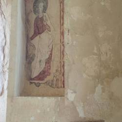 Wall painting in St. Nickolas