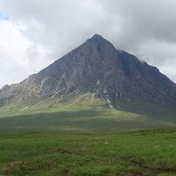 The Stob Dearg a huge pyramid of rock