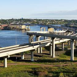 View out our St John window