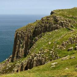 Hexagonal basalt columns at Fair Head