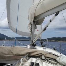 Sabine fährt Schmetterling