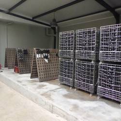 Before we left our hotel this morning i was shown their champagne store.